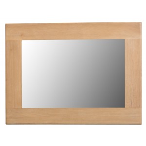 Bergen Oak Furniture Small Wall Mirror 
