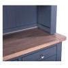 Chalked Oak And Downpipe Furniture 4 Drawer 2 Door Hutch