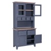 Chalked Oak And Downpipe Furniture 4 Drawer 2 Door Hutch