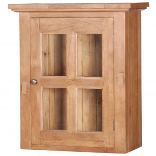 Evelyn Oak Kitchen Furniture Rectangular 1 Glass Door Right Hand Cabinet