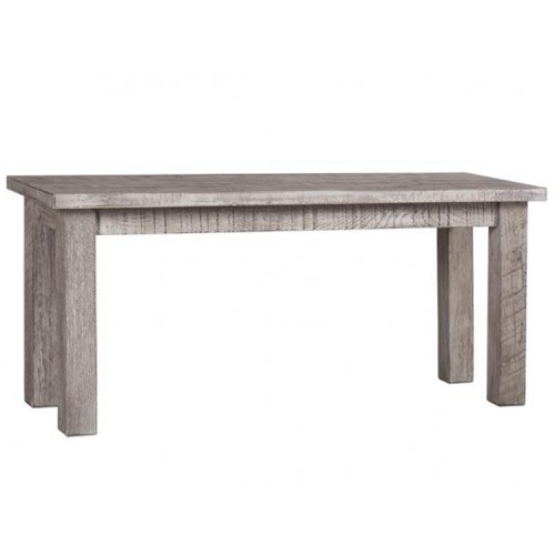 Vancouver Sawn Solid Oak Weathered Grey Large Dining Bench