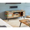 Coastal Chic Reclaimed Wood Furniture Widescreen TV Cabinet