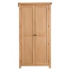 Colchester Rustic Oak Furniture 2 Door Wardrobe