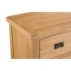 Colchester Rustic Oak Furniture 3 Over 4 Drawer Chest 