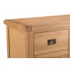 Colchester Rustic Oak Furniture 4 Over 3 Drawer Chest