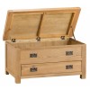 Colchester Rustic Oak Furniture Blanket Box