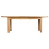 Colchester Rustic Oak Furniture 1.7m Butterfly Extending Table