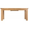 Colchester Rustic Oak Furniture 1.7m Butterfly Extending Table