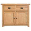 Colchester Rustic Oak Furniture 2 Door 2 Drawer Sideboard 
