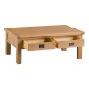 Colchester Rustic Oak Furniture Large Coffee Table 