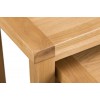 Colchester Rustic Oak Furniture Nest Of 3 Tables 