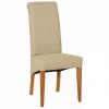 Devonshire New Oak Furniture Beige Fabric Chair (Pair)