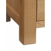 Devonshire New Oak Furniture Tall Bookcase With Cupboard