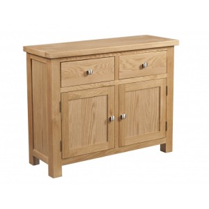 Devonshire Dorset Oak Furniture 2 Door 2 Drawer Sideboard