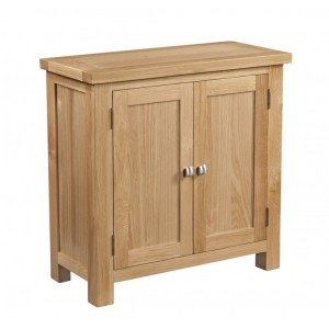 Devonshire Dorset Oak Furniture 2 Door Cabinet Sideboard