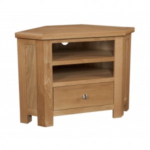 Devonshire Dorset Oak Furniture Corner TV Unit