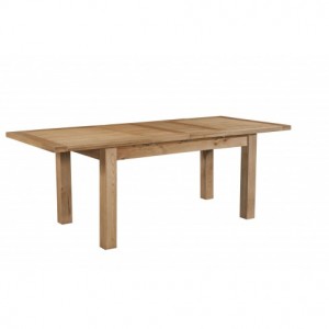 Devonshire Dorset Oak Furniture Dining Table with Two Extensions