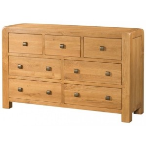 Devonshire Avon Oak Furniture 3 Over 4 Chest Of Drawers