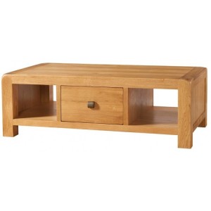 Devonshire Avon Oak Furniture Large Coffee Table With Drawer