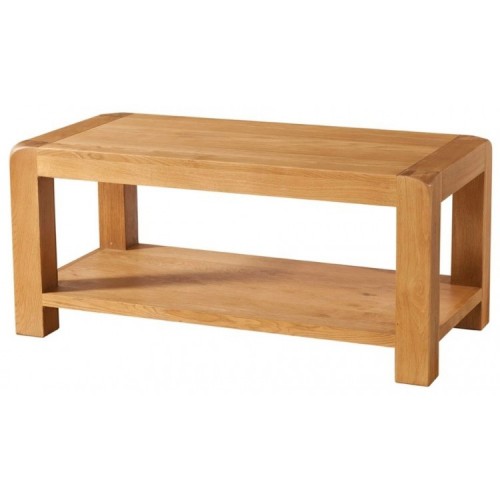 Devonshire Avon Oak Furniture Coffee Table With Shelf