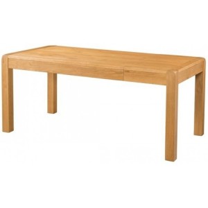 Devonshire Avon Oak Furniture End Extension Dining Table 140cm