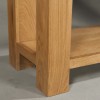 Devonshire Avon Oak Furniture Low Display Unit 2 Door 2 Drawer