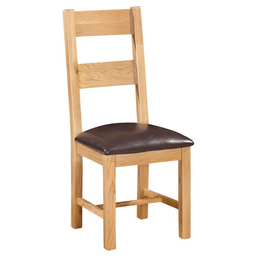 Devonshire Dorset Oak Furniture Ladder Back Dining Chair