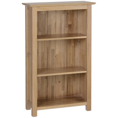 Devonshire New Oak Furniture 3ft Narrow Bookcase