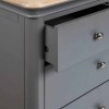 Pebble Slate Grey Painted Furniture 2 Over 2 Drawer Chest