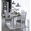 Manor House Stone Grey 1.2m Extending Table & Chairs Set