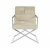Kensington Townhouse Genuine Leather and Stainless Steel Chair