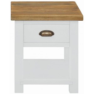 Fairford White Painted Furniture Lamp Table