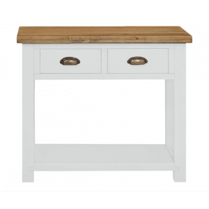 Fairford White Painted Furniture 2 Drawer Console Table