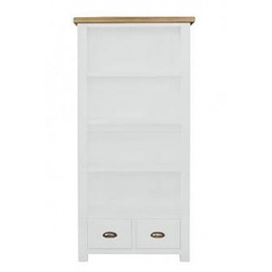 Fairford White Painted Furniture Large Bookcase