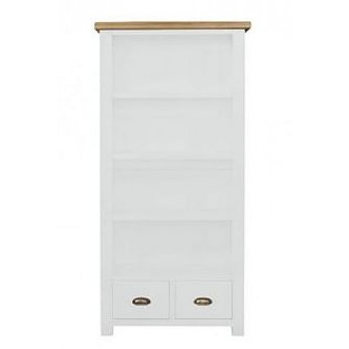 Fairford White Painted Furniture Large Bookcase