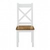 Fairford White Painted Furniture Dining Chair Wooden Seat