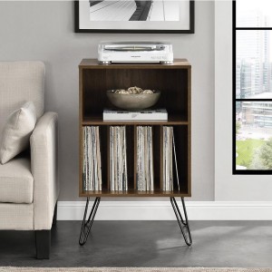 Concord Furniture Walnut Turntable Stand Small Bookcase