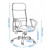 Alphason Office Furniture Orlando Black Mesh Fabric Office Chair