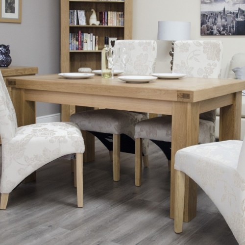 Bordeaux Solid Oak Furniture 5ft x 3ft Dining Table