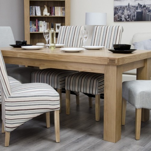 Bordeaux Solid Oak Furniture 6ft x 3ft Dining Table