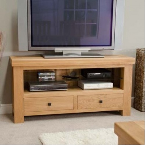 Bordeaux Solid Oak Furniture TV Unit 