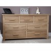 Homestyle Opus Solid Oak Furniture 7 Drawer Multichest  