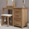 Homestyle Opus Solid Oak Furniture Dressing Table And Stool 