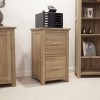 Homestyle Opus Solid Oak Furniture 2 Drawer Filing Cabinet  