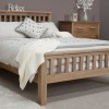 Homestyle Opus Solid Oak Furniture High Foot End Double Bed 4ft 6