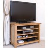 Homestyle Opus Solid Oak Furniture Corner TV Unit