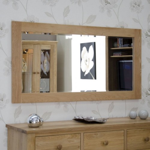 Homestyle Opus Solid Oak Furniture 1500 x 750mm Wall Mirror