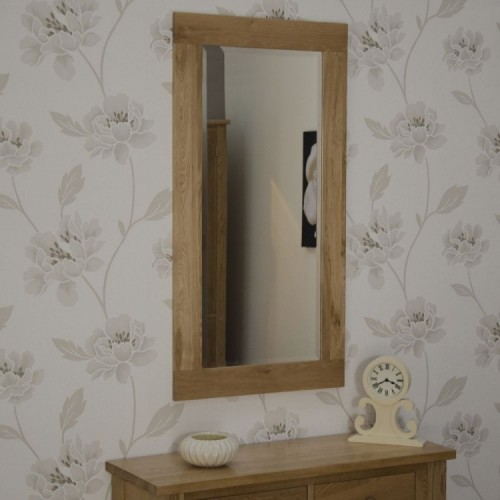 Homestyle Opus Solid Oak Furniture 1150 x 600mm Wall Mirror