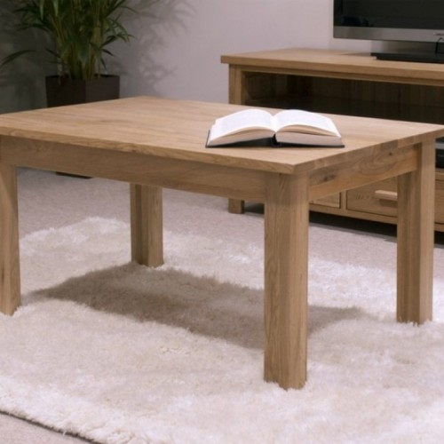 Homestyle Opus Solid Oak Furniture 3ft X 2ft Rectangle Coffee Table