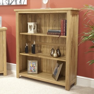 Homestyle Opus Solid Oak Furniture Small Bookcase 